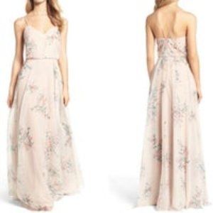 Jenny Yoo Inesse Chiffon Bridesmaid Dress (6) - image 1